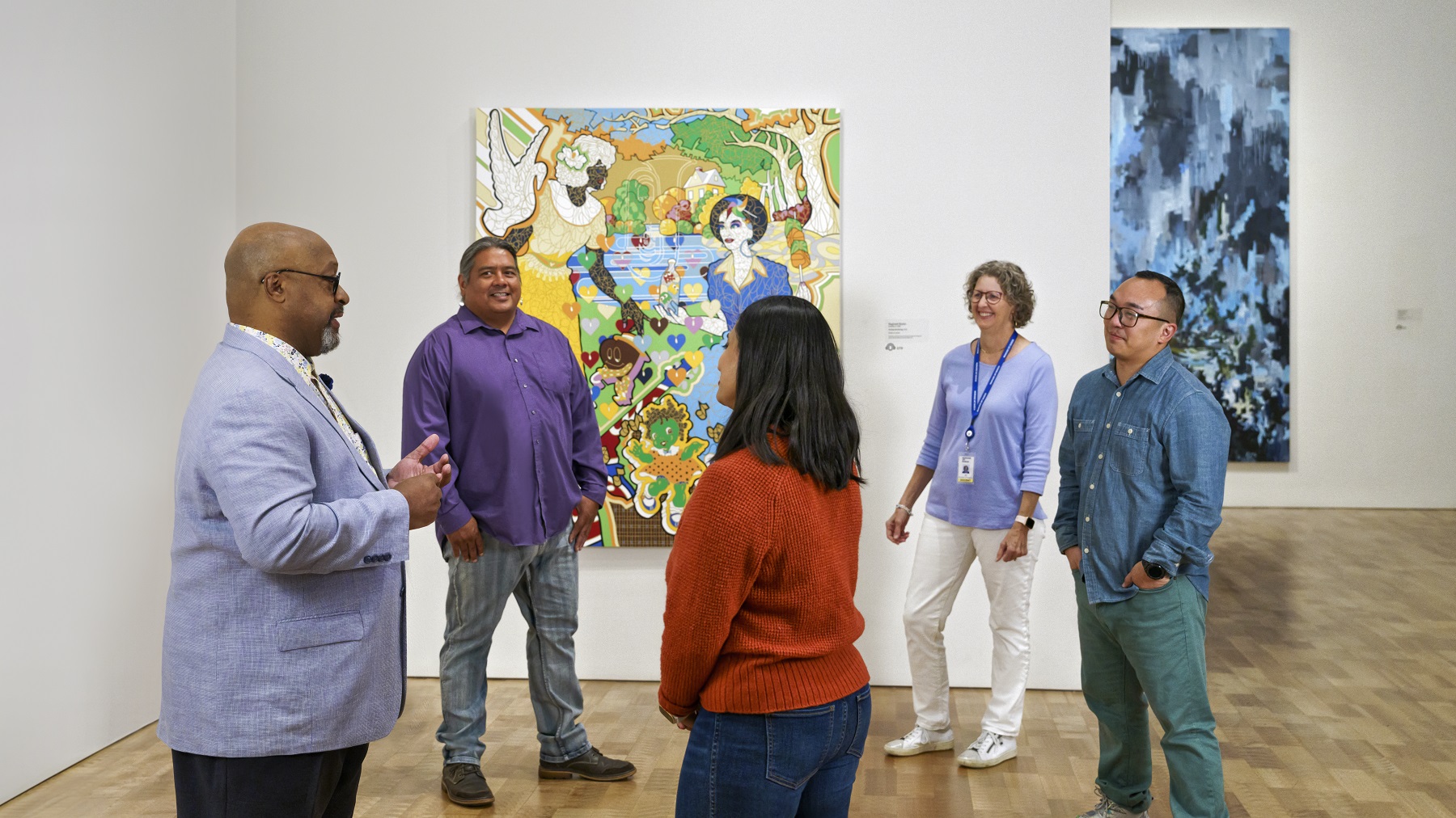 Group tour at the Milwaukee Art Museum