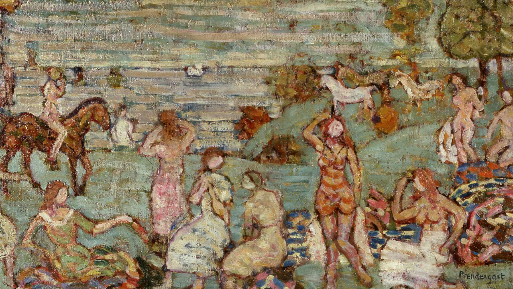 Maurice Brazil Prendergast, Picnic by the Sea
