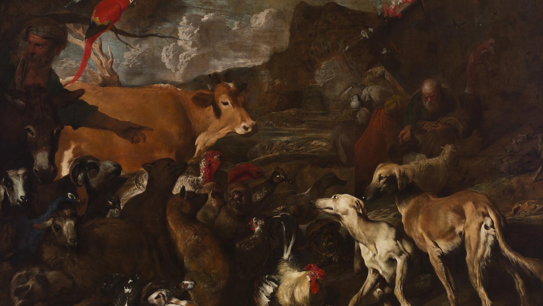 Giovanni Benedetto Castiglione, Noah and the Animals Entering the Ark