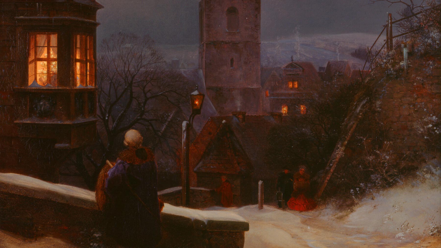 Ernst Ferdinand Oehme, Meissen in Winter