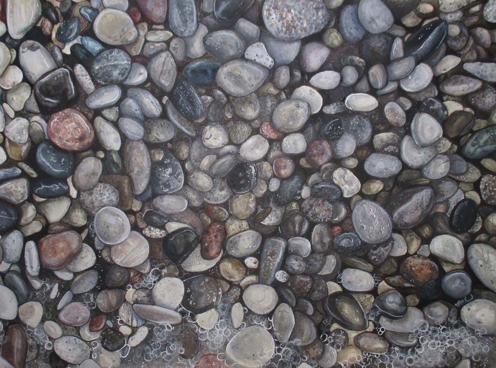 Large assortment of pebbles