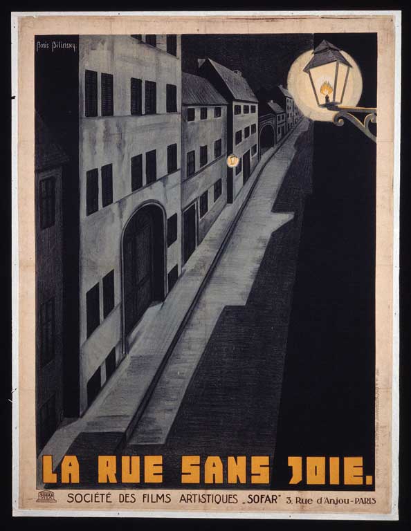 Boris Bilinsky, Poster for The Joyless Street (Die freudlose Gasse)