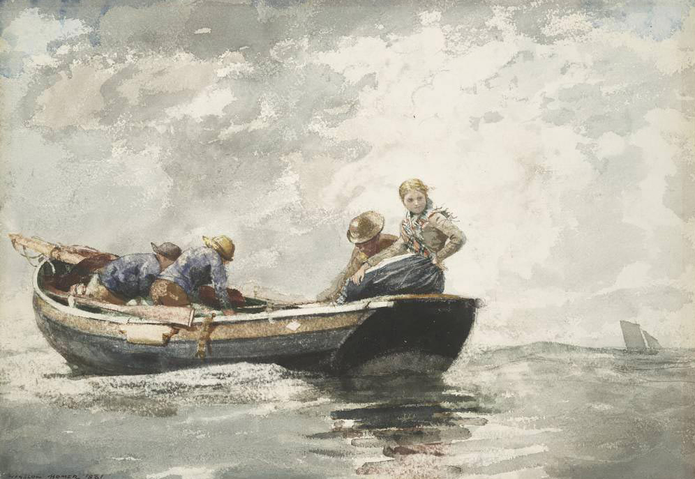Winslow Homer, Fisher Folk in a Dory