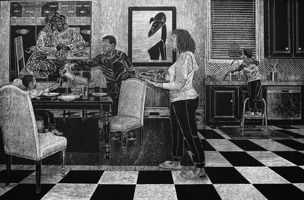 LaToya M. Hobbs, Scene 3: Dinner Time from the series Carving Out Time
