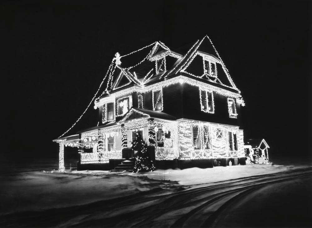 Robert Longo, Untitled (Christmas Tree House from “The American Stories Cycle”)