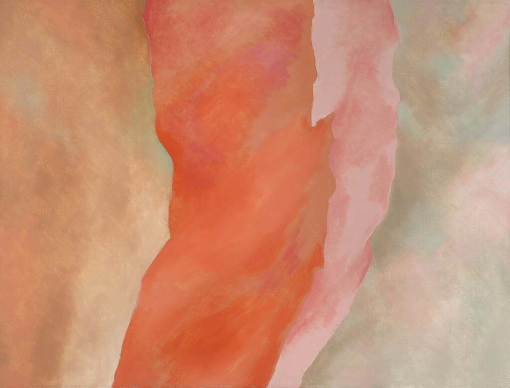 Georgia O’Keeffe, “It Was Red and Pink”