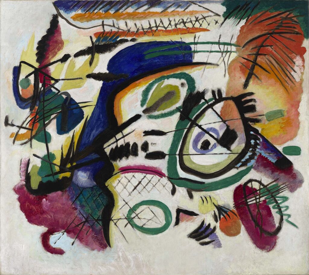 Wassily Kandinsky, “Fragment I for Composition VII (Center)”
