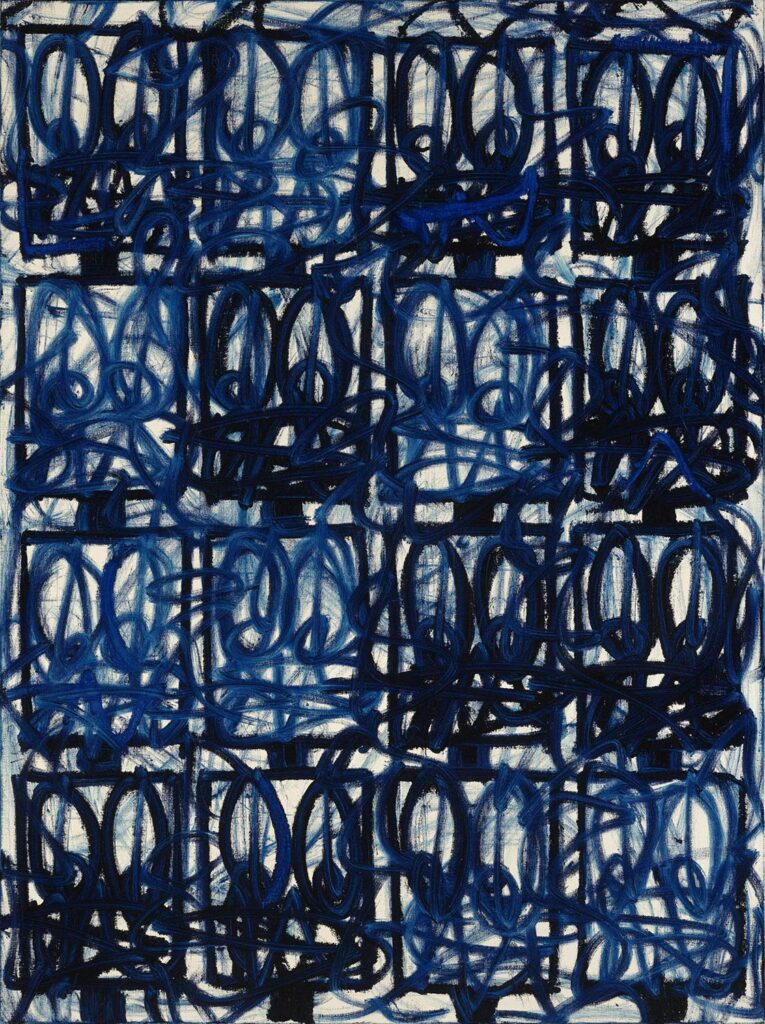 Rashid Johnson, Bruise Painting “Young Americans”
