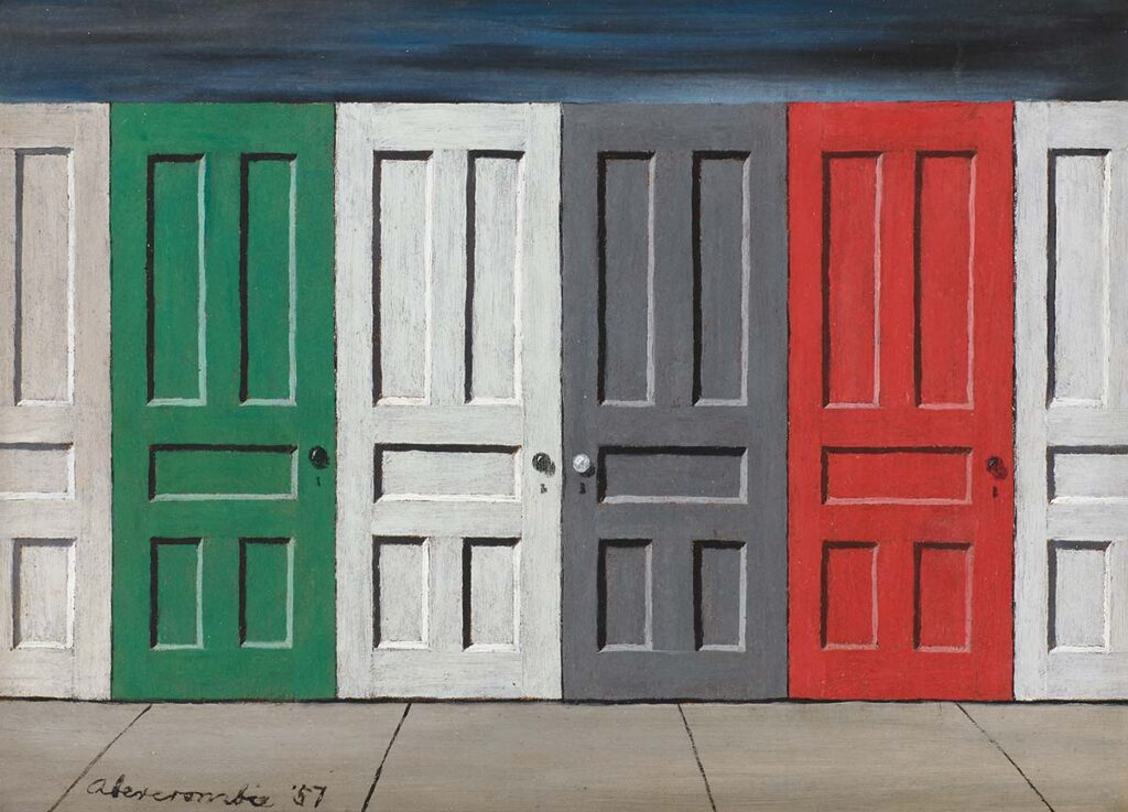 Gertrude Abercombie, “Doors, 4 (5 ½)”