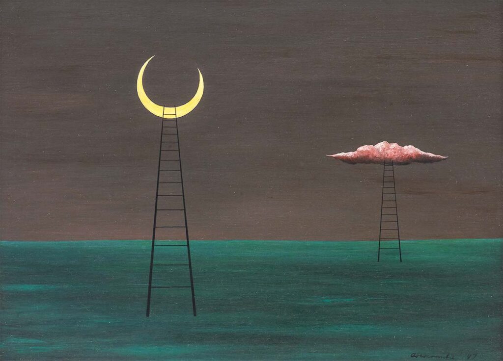 Gertrude Abercombie, “Two Ladders”
