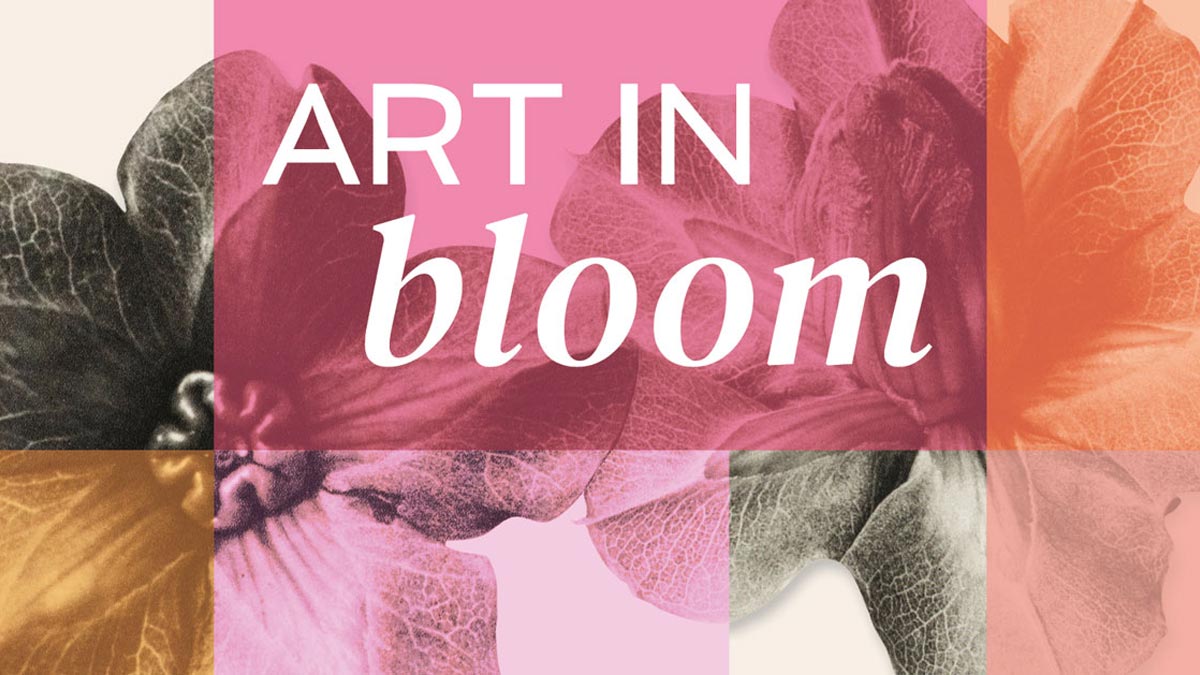 Graphic promoting Art in Bloom