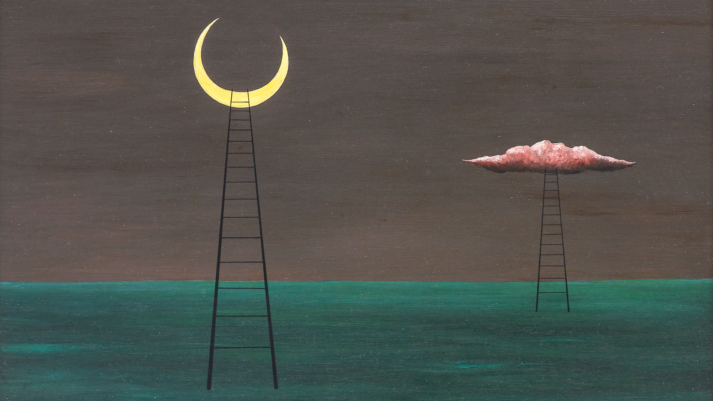 Detail of Two Ladders by Gertrude Abercombie