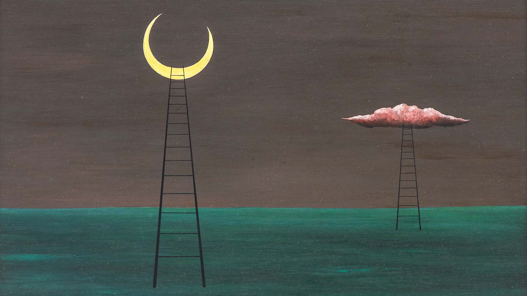 Detail of Two Ladders by Gertrude Abercombie