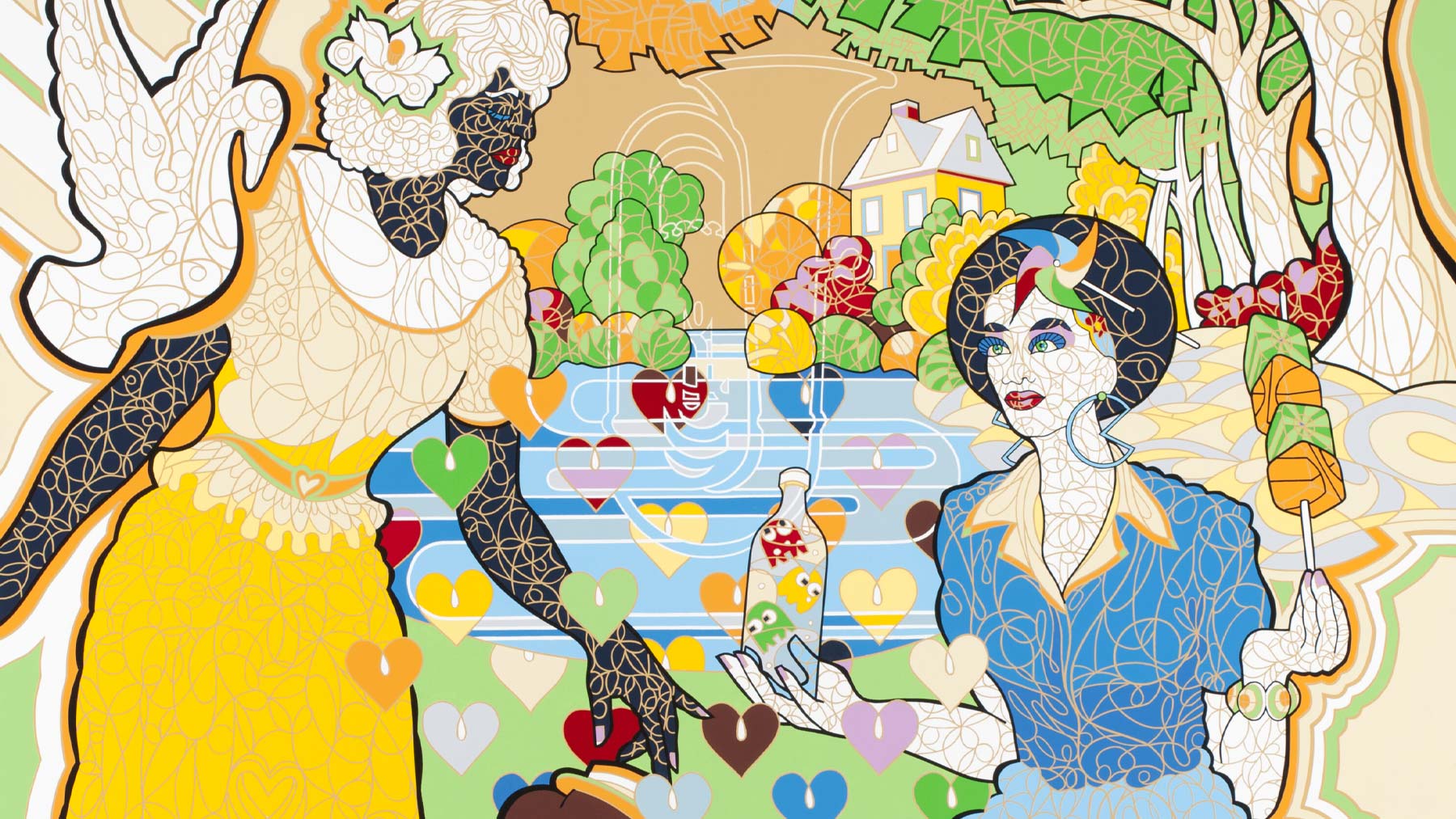 Detail of On Duty, Not Driving by Reginald Baylor