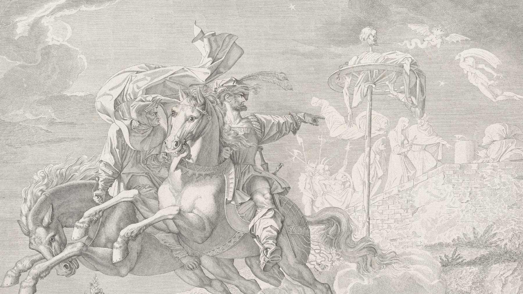 Detail of Vision at the Gallows (Erscheinung am Rabenstein)