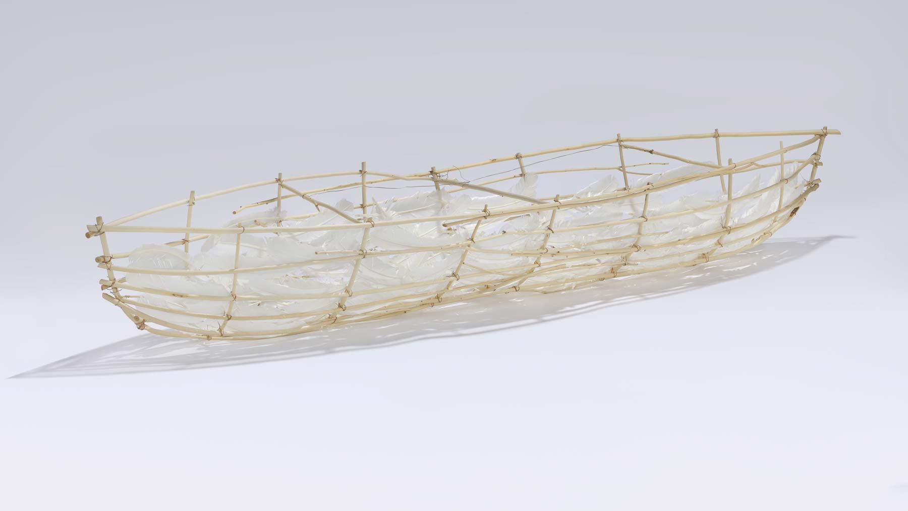 Feather Canoe by Truman Lowe