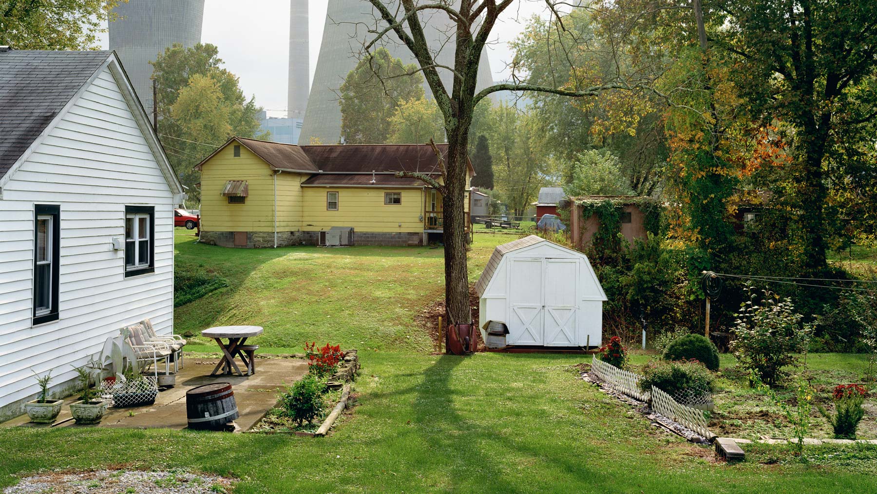 Detail of Amos Coal Power Plant, Raymond City, West Virginia, by Mitch Epstein