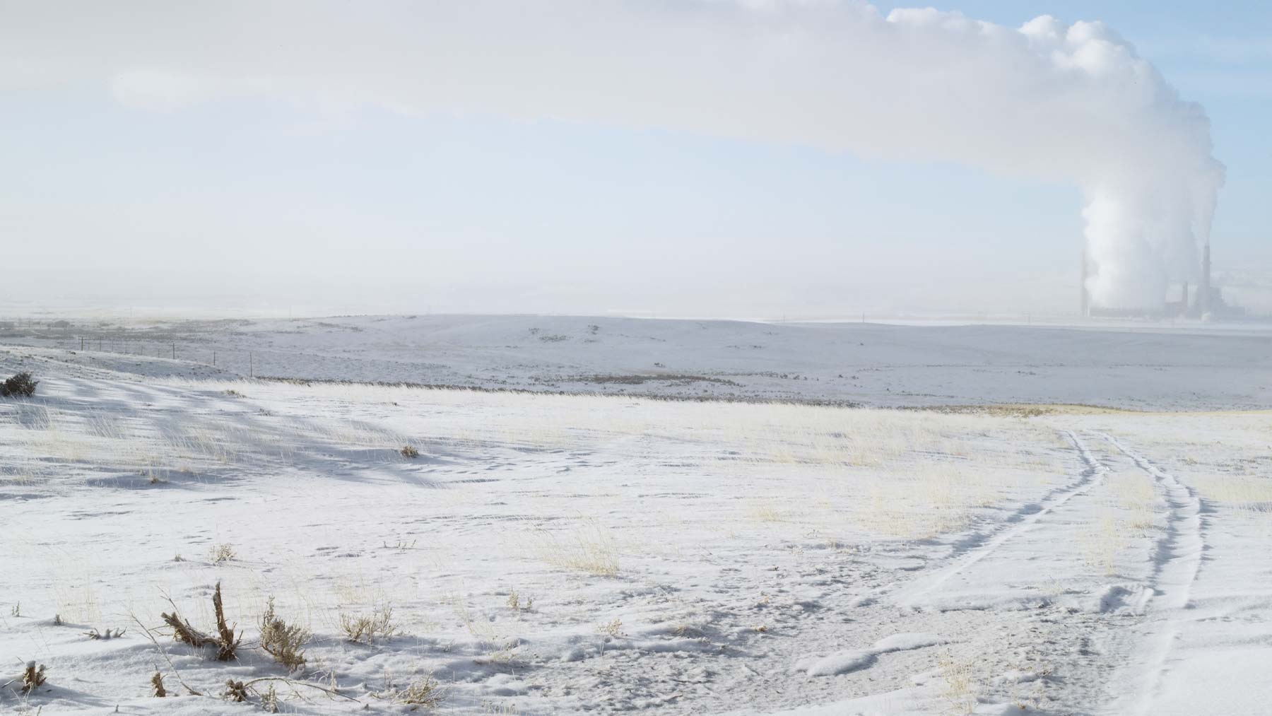 Detail of Naughton Power Plant, PacifiCorp, Kemmerer, Wyoming by Lucas Foglia