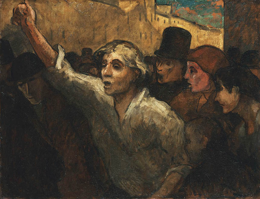 Honoré Daumier, The Uprising