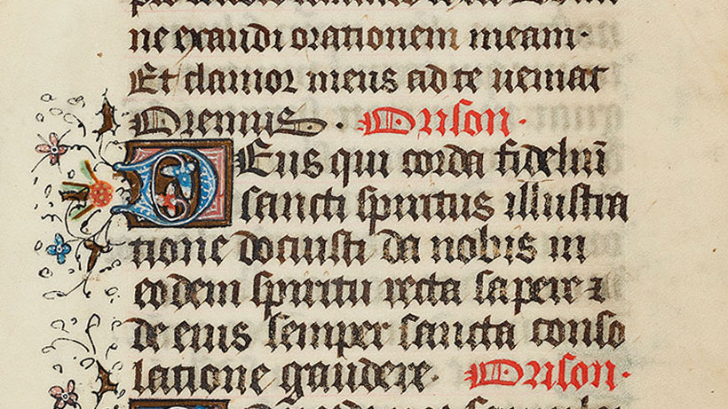 Image from The Art of Devotion: Illuminated Manuscripts from Local Collections