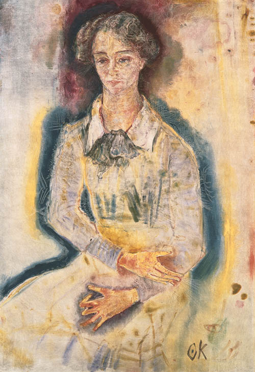 Oskar Kokoschka, Portrait of Lotte Franzos