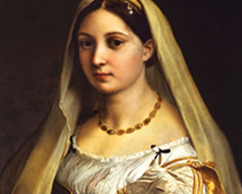 Image from Raphael: The Woman with the Veil