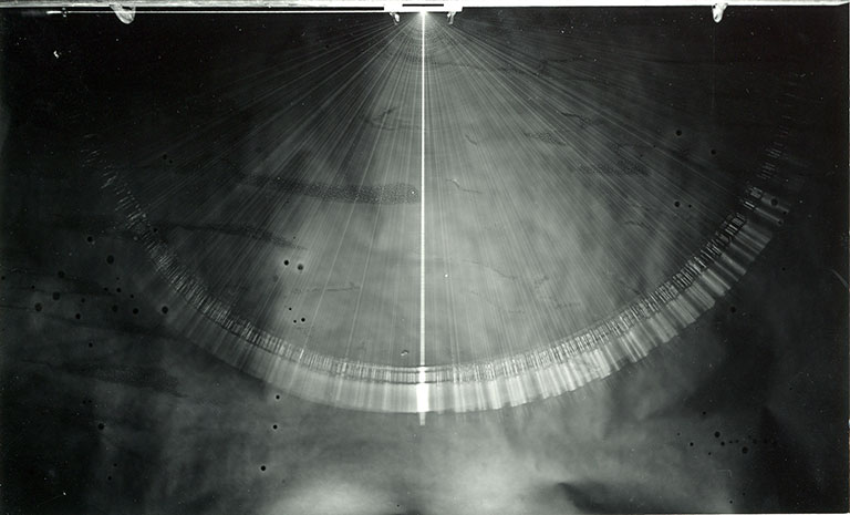 James Nares, Pendulum Chronophotograph #33